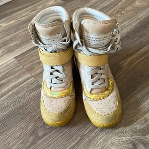 Marc by Marc Jacobs Hidden Wedge High Top Kisha Sneakers Size Euro 37 US 6.5